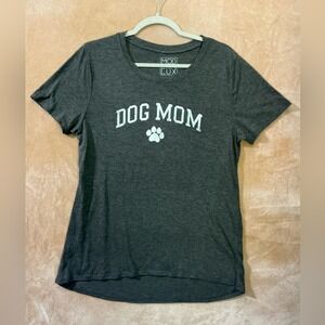 Dog Mom T-Shirt - Gray‎ size XL